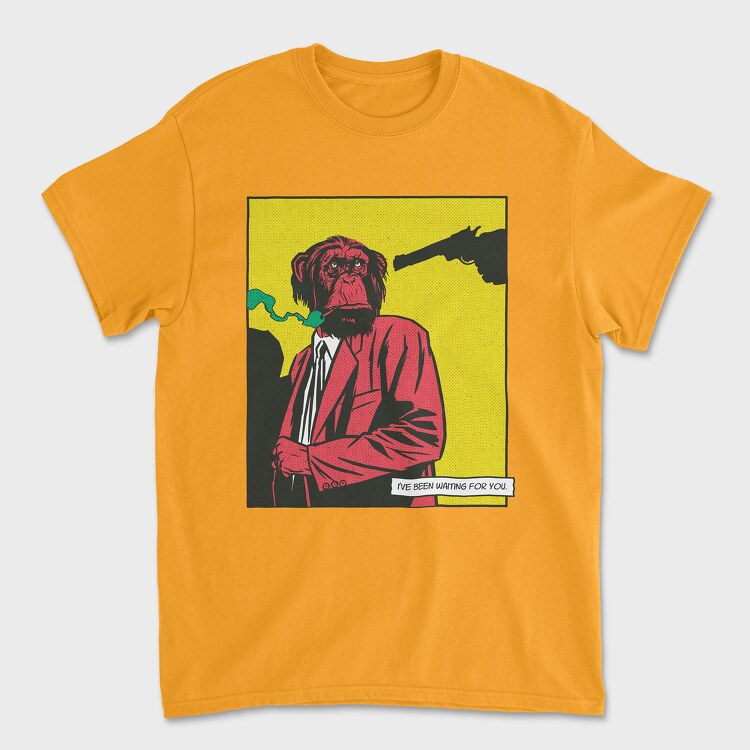 Monkey Gun Comics, Унисекс Мъжка Тениска