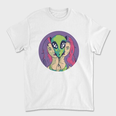 Alien Girl, Unisex Men's T-Shirt