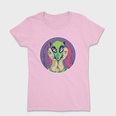Alien Girl, Women's T-Shirt