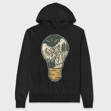Night Lamp, Unisex Men's Hoodie