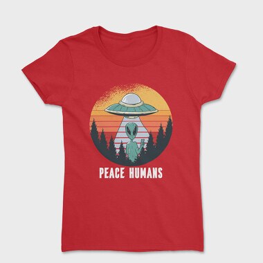 Peace Humans, Women's T-Shirt