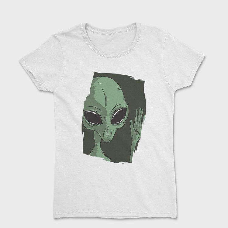 Sad Alien, Women's T-Shirt