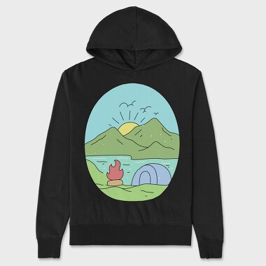 Landscape Nature 11, Unisex Men's Hoodie