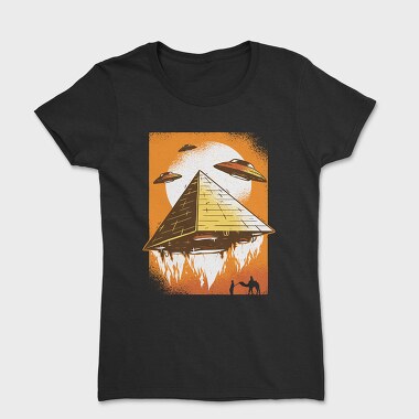 Ufo Pyramid, Women's T-Shirt