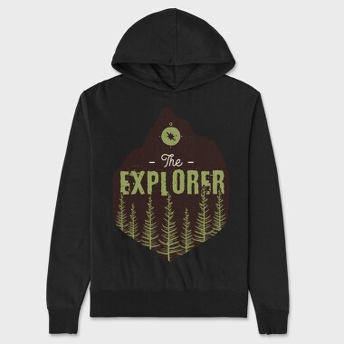 The Explorer, Unisex Men's Hoodie
