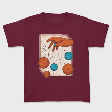 Hand Planets, Kids' T-Shirt