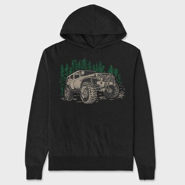 Offroad Jeep, Унисекс Мъжко Суичър