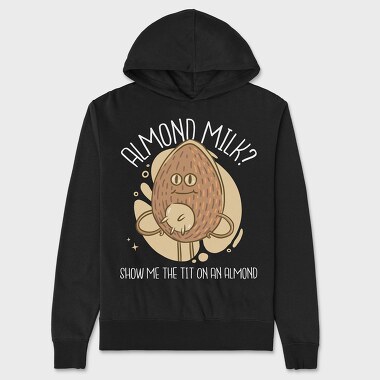 Almond Milk, Unisex Men's Hoodie