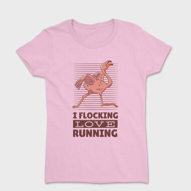 Flamingo Running, Women's T-Shirt