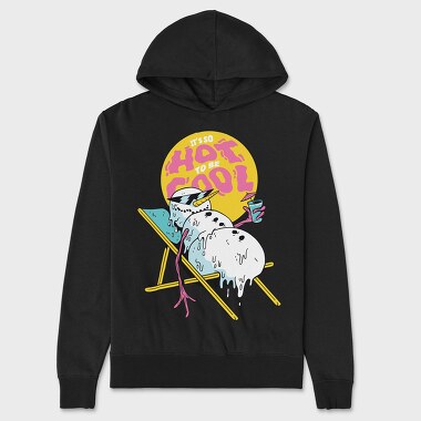 Snowman Sun Quote, Unisex Men's Hoodie