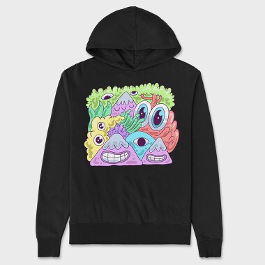 Colorful Creature 37, Unisex Men's Hoodie