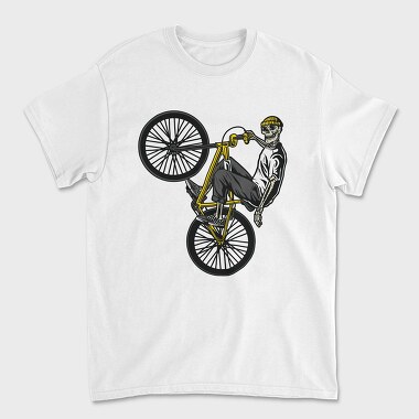 Skeleton BMX, Unisex Men's T-Shirt
