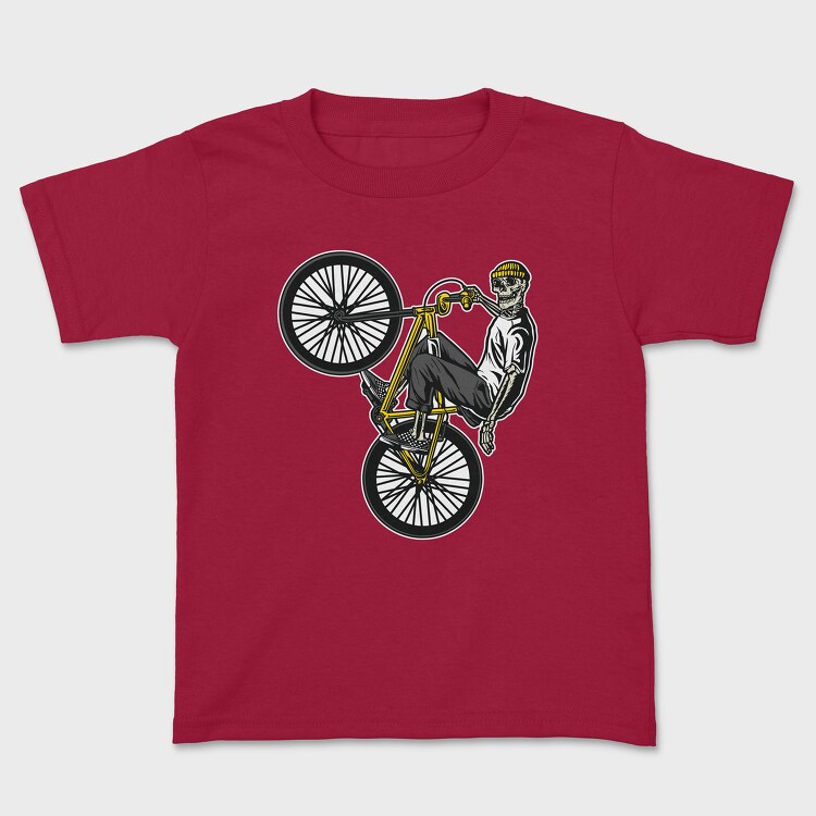 Skeleton BMX, Kids' T-Shirt