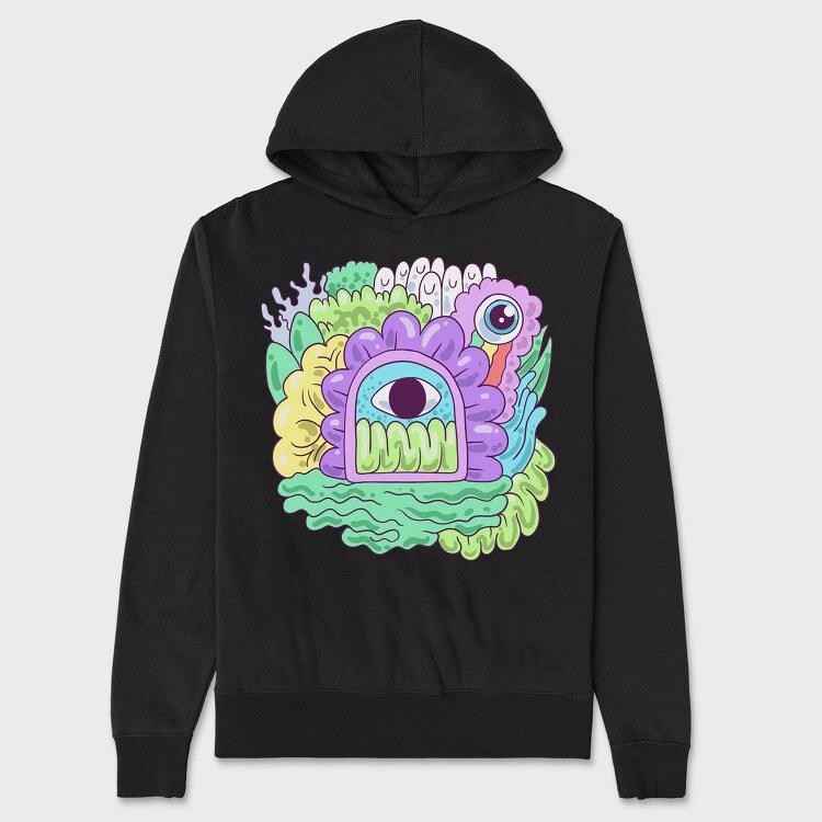 Colorful Creature 38, Unisex Men's Hoodie