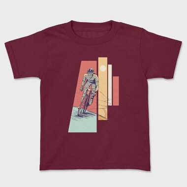 Kids' T-Shirt, Cyclist