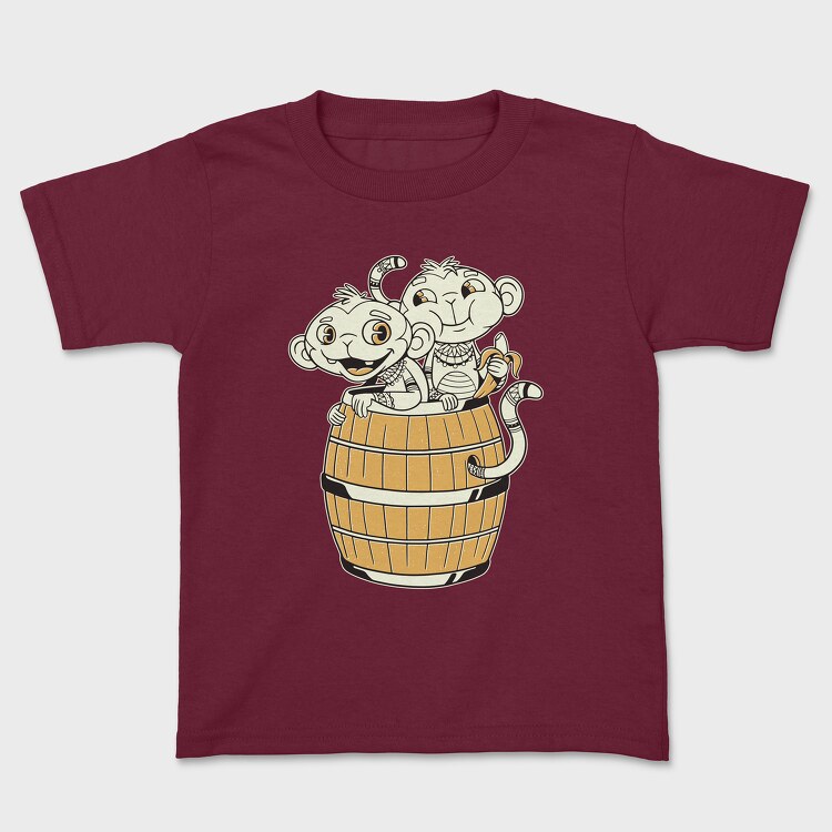 Monkeys Tribals, Kids' T-Shirt