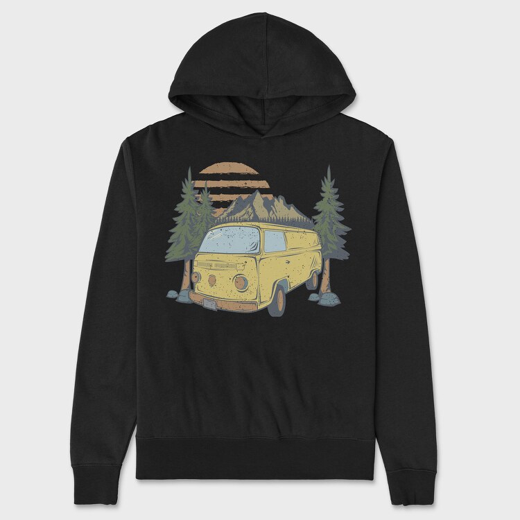 Retro Nature Outdoor 7, Unisex Men's Hoodie