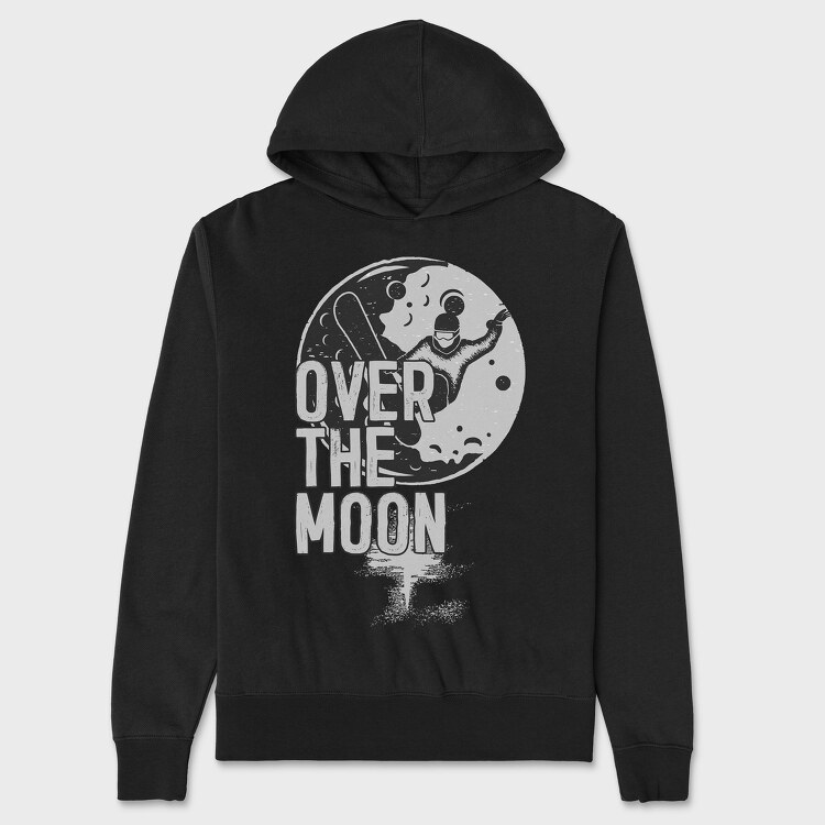 Over the Moon Snowboard, Унисекс Мъжко Суичър