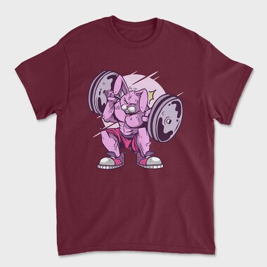 Muscle Rabbit, Unisex Men's T-Shirt