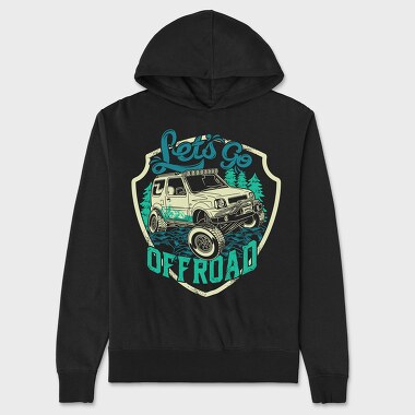 Lets Go Offroad, Unisex Men's Hoodie
