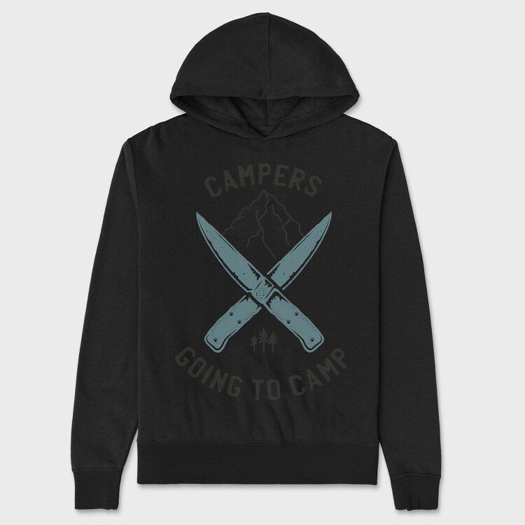 Campers Going Camp, Унисекс Мъжко Суичър