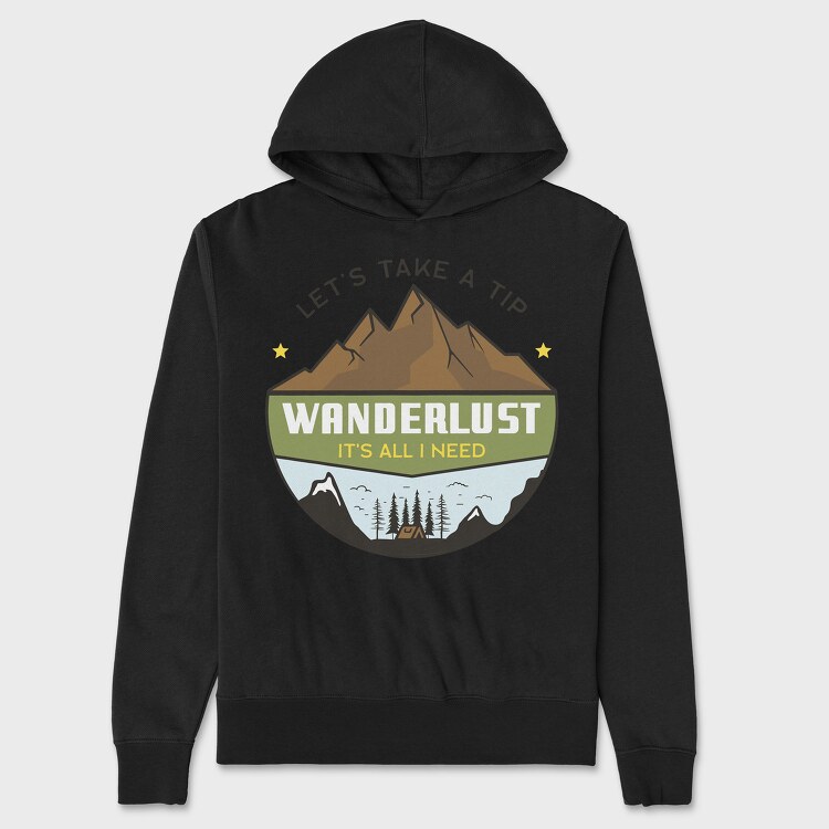 Lets Take a Trip, Unisex Men's Hoodie