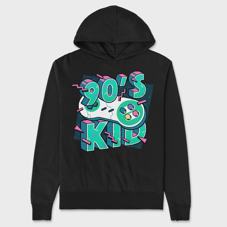 90 Kid, Unisex Men's Hoodie