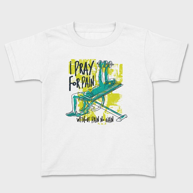 Old Men Gym, Kids' T-Shirt