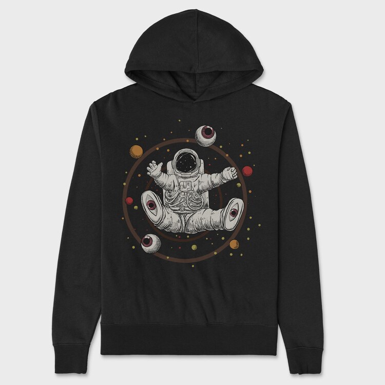 Abstract Astronaut, Unisex Men's Hoodie