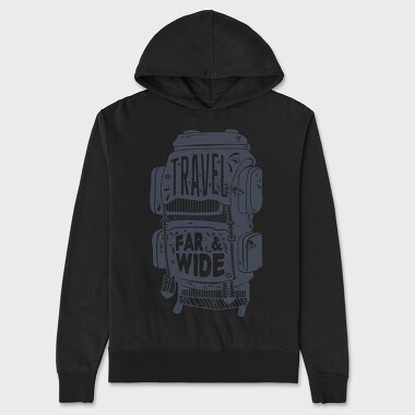 Travel Backpack, Unisex Men's Hoodie
