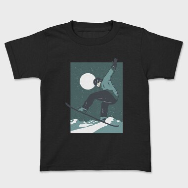 Snowboarder, Kids' T-Shirt