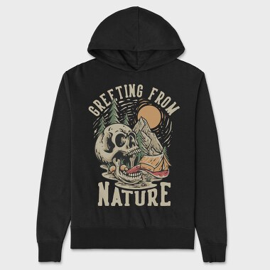 Greeting From Nature, Unisex Men's Hoodie