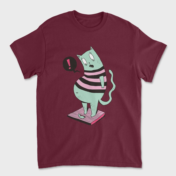 Fat Cat, Unisex Men's T-Shirt