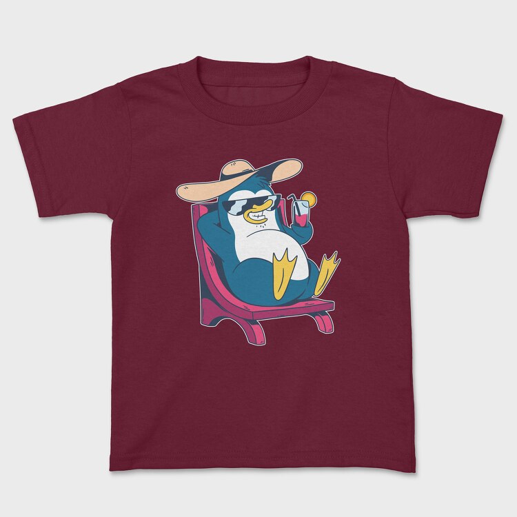 Cool Pinguin, Kids' T-Shirt