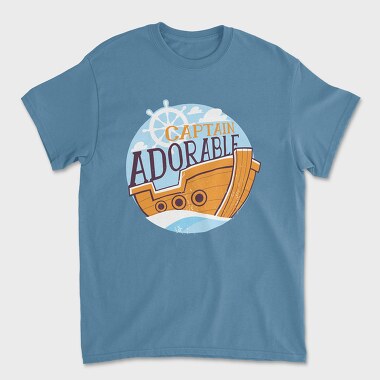 Captain Adorable, Unisex Men's T-Shirt