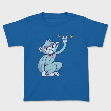 Rock Monkey, Kids' T-Shirt