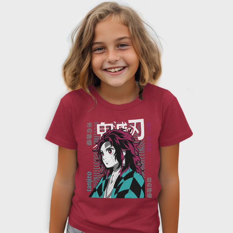 Adventure Hiking Map Illustration, Kids' T-Shirt