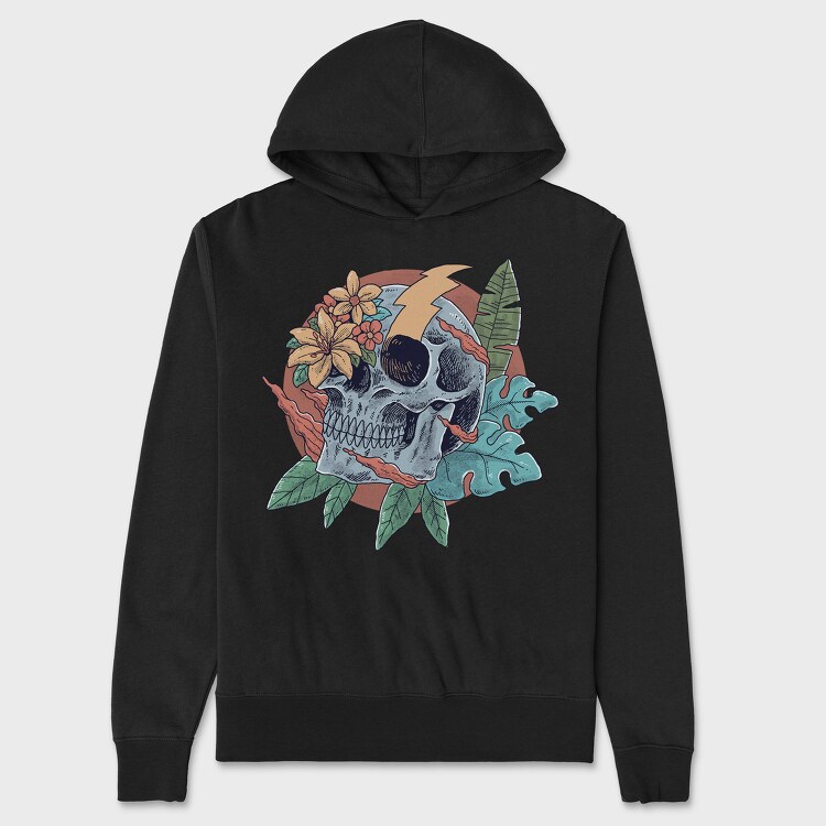 Tropical Skull, Унисекс Мъжко Суичър