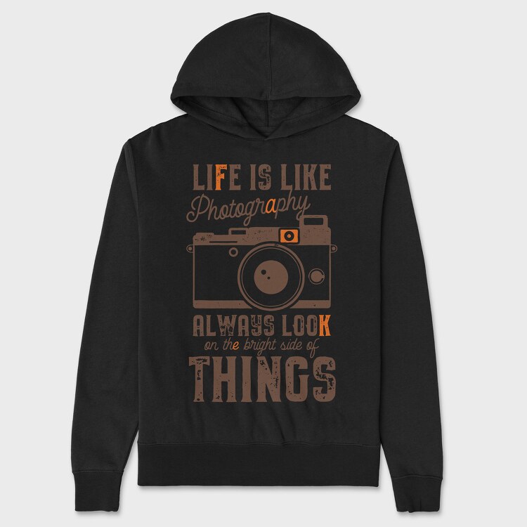 Life Is Like Photography, Унисекс Мъжко Суичър