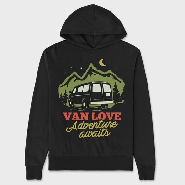 Van Love, Unisex Men's Hoodie