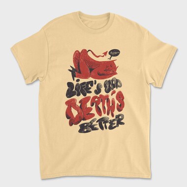 Funny Afterlife 06, Unisex Men's T-Shirt