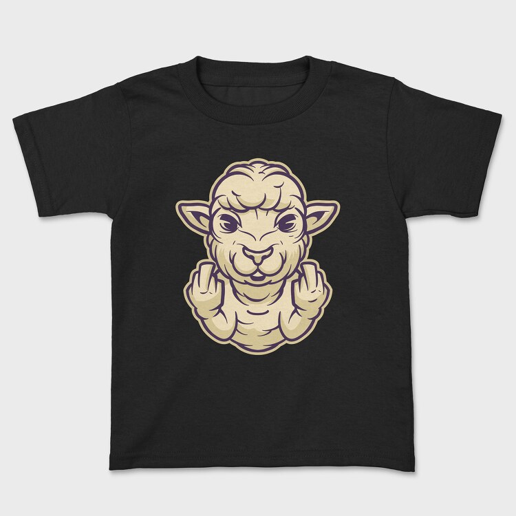 Sheep Finger, Kids' T-Shirt