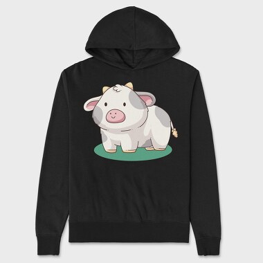 Cute Cow, Unisex Men's Hoodie