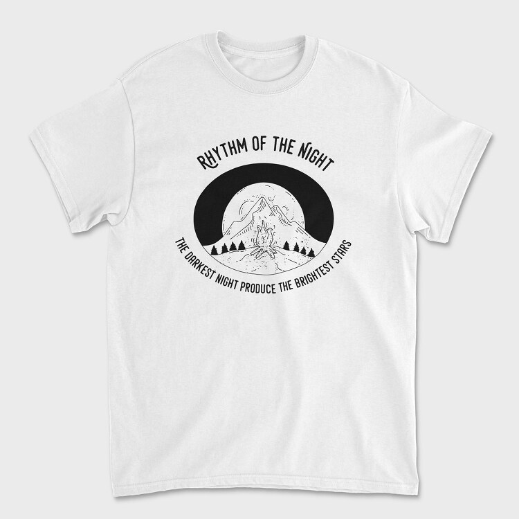 Rhythm of the Night, Unisex Men's T-Shirt