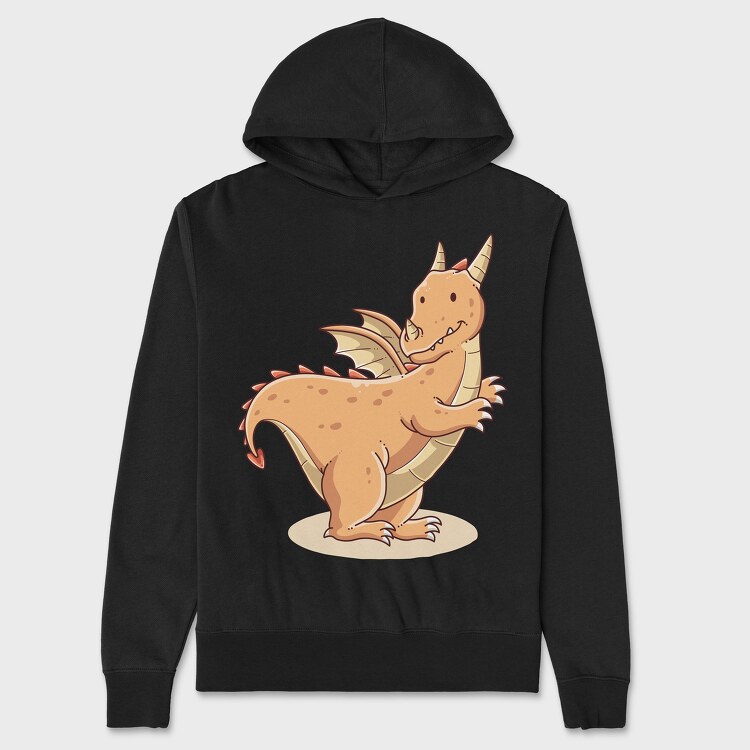 Cute Dragon 1, Unisex Men's Hoodie