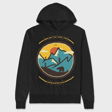 Camping Squad, Unisex Men's Hoodie