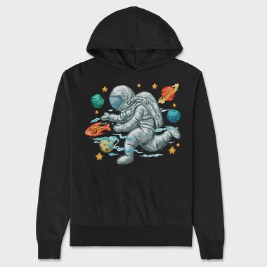 Astronaut Painting, Unisex Men's Hoodie
