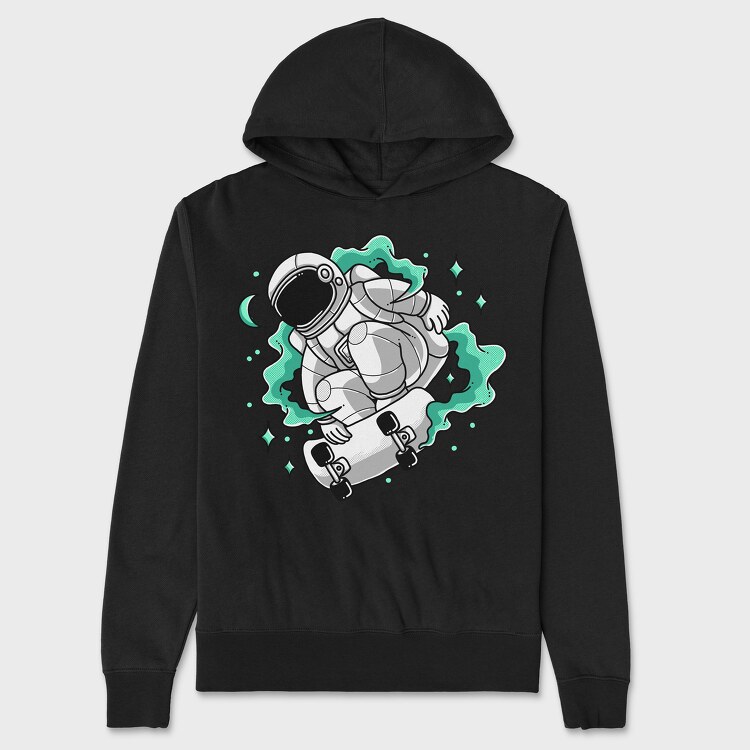 Astronaut Skate Green, Унисекс Мъжко Суичър