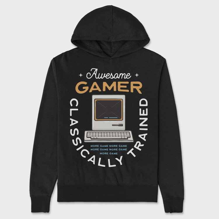 Awesome Gamer, Unisex Men's Hoodie
