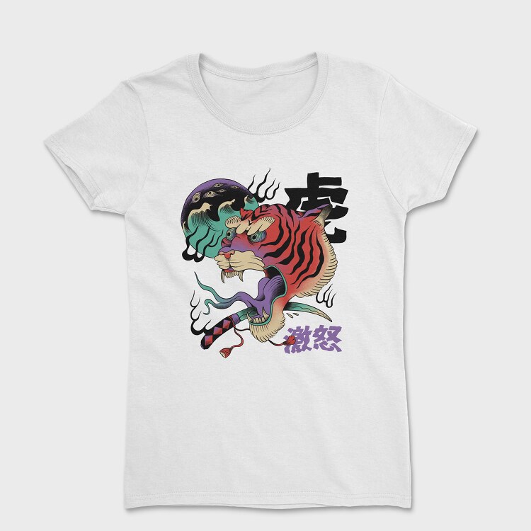 Psychedelic Japanese 03, Women's T-Shirt